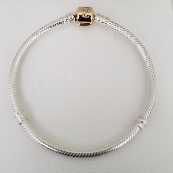 ♥️ 8pc Authentic Pandora LOVE BRACELET GIFT 🎁 SET With 14k GOLD - Picture 9 of 14